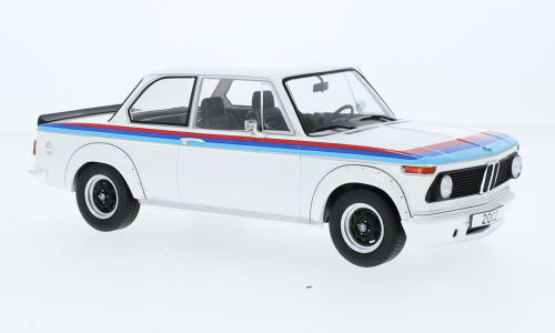 BMW 2002 Turbo 1973 Wit/Dekor - 1:18